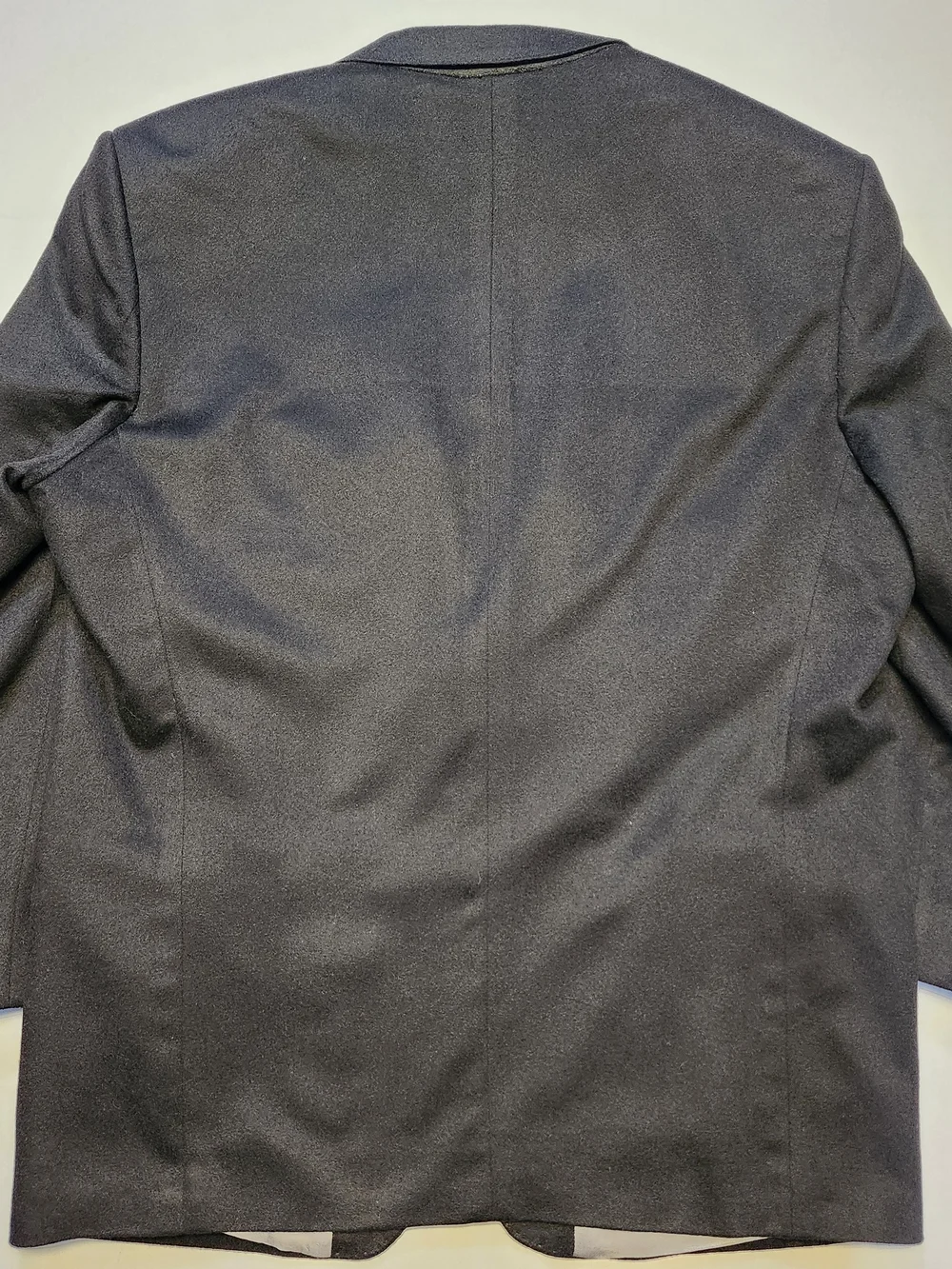 Tallia Uomo Blazer 46L Black 100% Piacenza Pure Cashmere Italian Jacket Men MINT